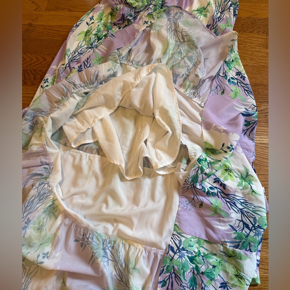 NWT Sweetheart neck Floral Maxi Dress in size M - Picture 11 of 13